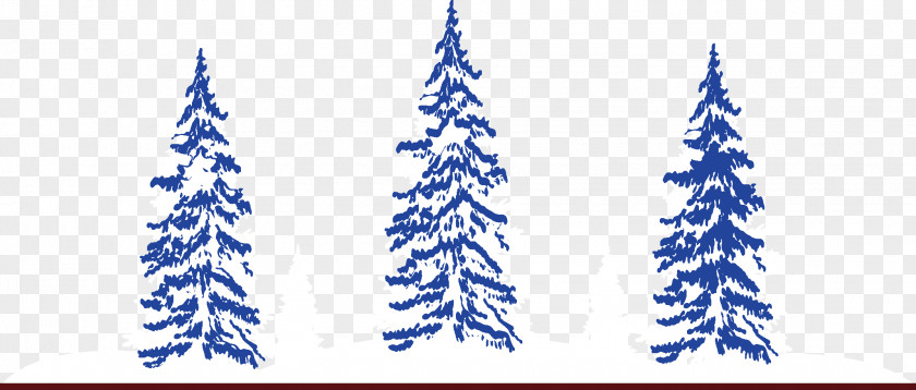 Christmas Trees, Snowflakes Atmosphere Tree, Snow Fir PNG