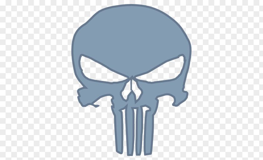 Color Skull The Punisher PNG