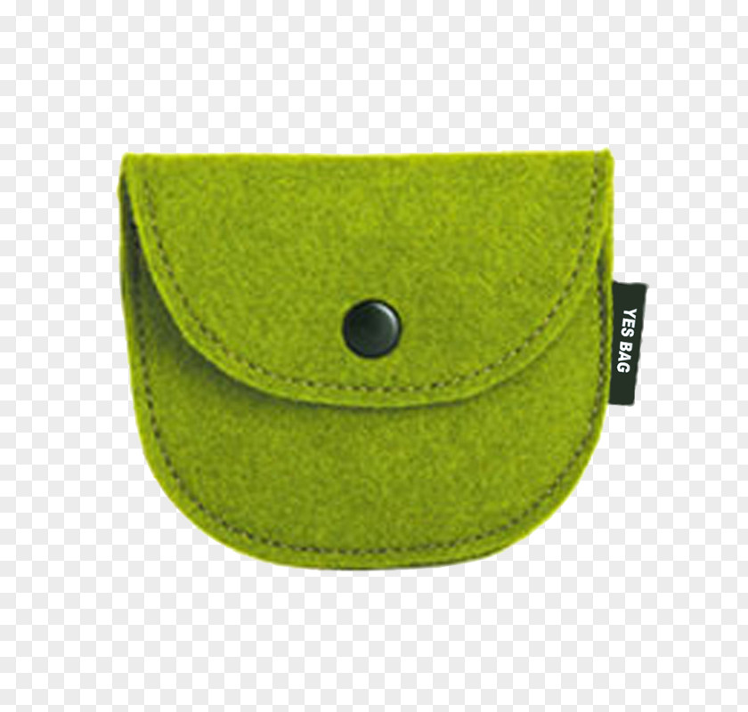 Green Buttons Purse Coin Button Handbag PNG