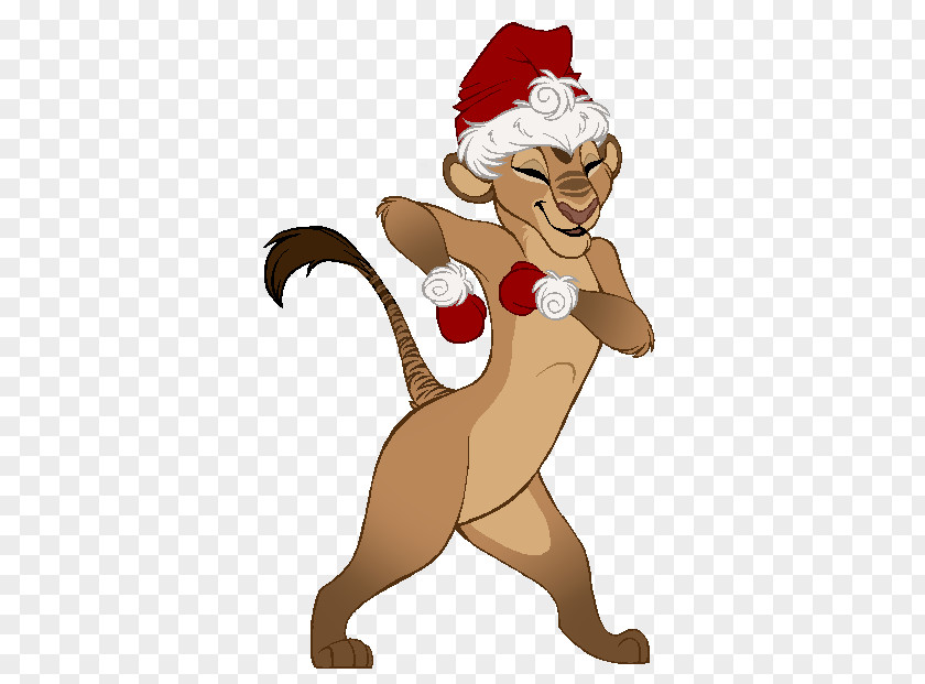 Santa Claus Cat Dog Christmas PNG