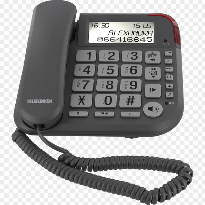 Telephone Fixe Home & Business Phones Cordless Answering Machines Digital Enhanced Telecommunications PNG