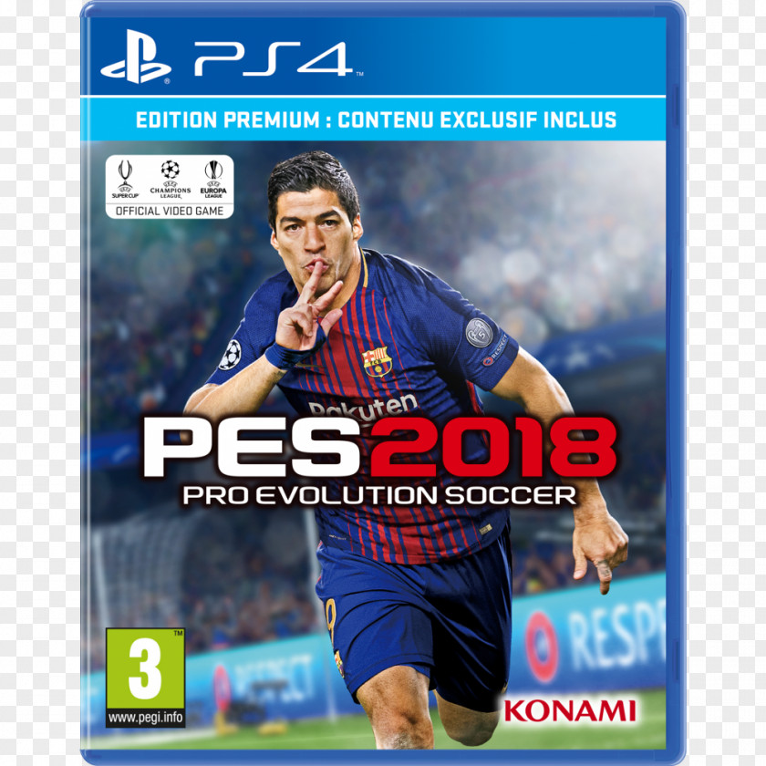 Pes 2018 Pro Evolution Soccer 2016 Xbox 360 PlayStation 4 Konami PNG