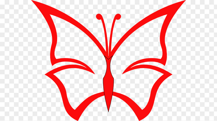 Red Butterfly Cliparts Free Content Clip Art PNG