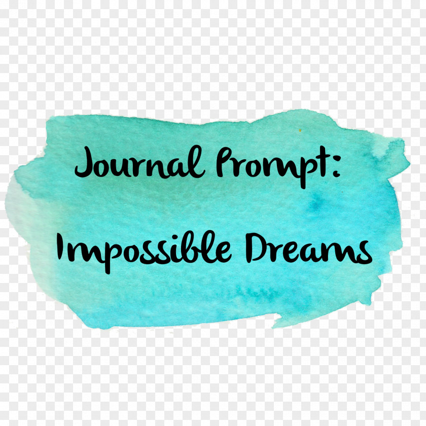 Journal Writing Prompts Turquoise Font Blanket Design Dream PNG