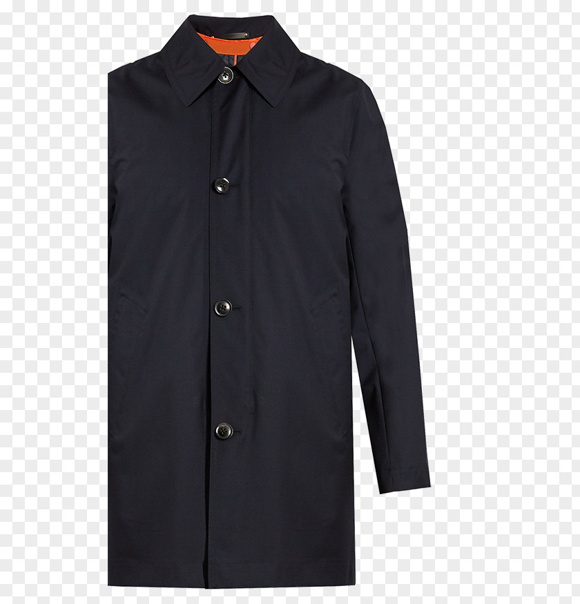 Shoegaze Overcoat Trench Coat Black M PNG