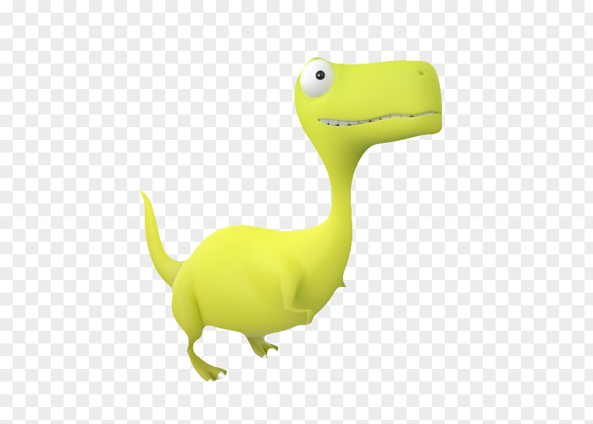 Yellow Cute Dinosaur Les Dinosaures 3D PNG