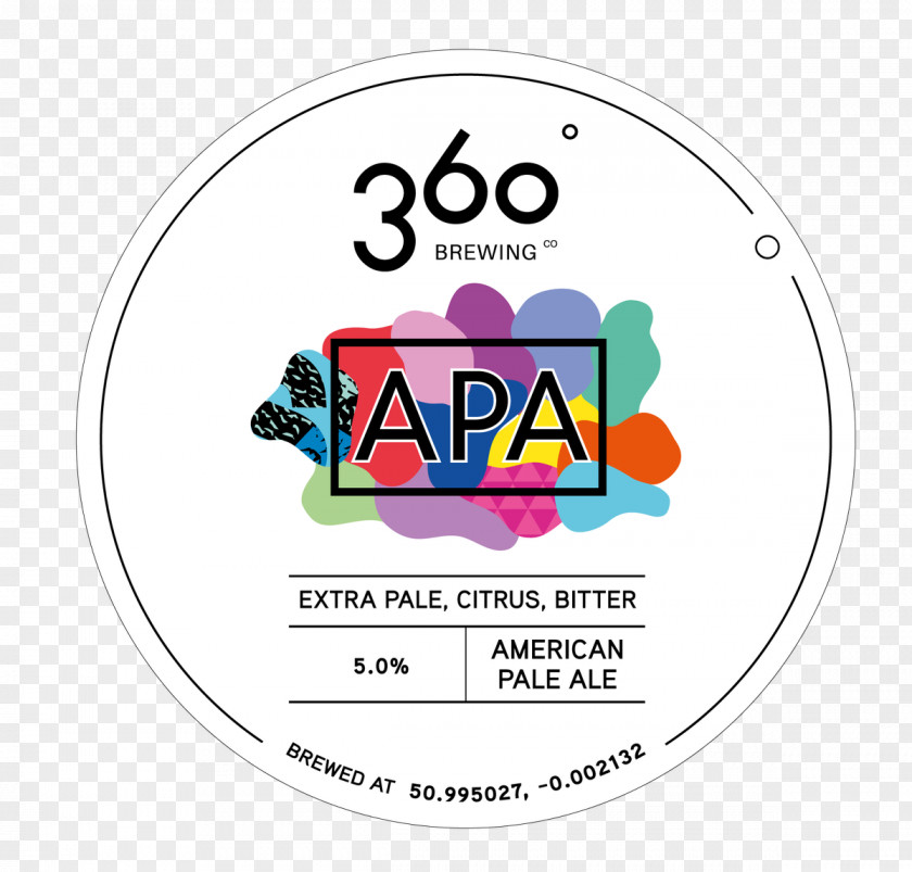 360 Degrees Beer American Pale Ale Brewery PNG