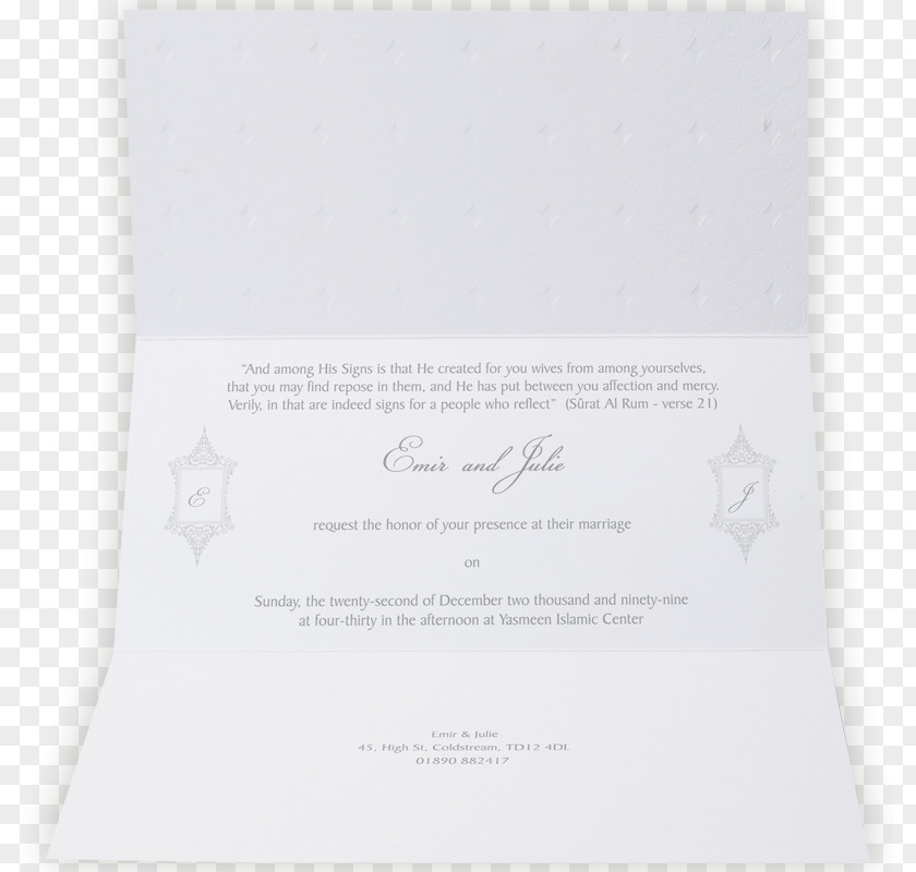 Arab Wedding Paper Font PNG