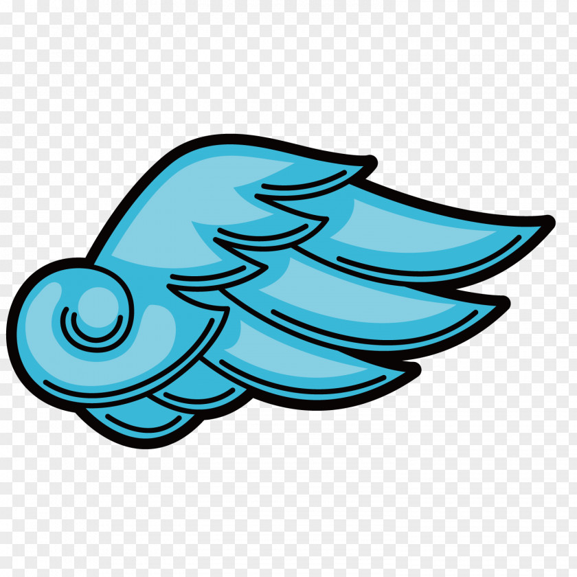 Blue Wings Euclidean Vector Computer File PNG