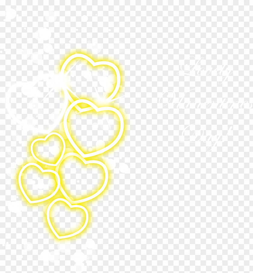 Cool Element Yellow Pattern PNG