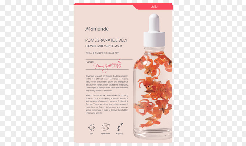 Flower Lab Mask Lotion Facial PNG