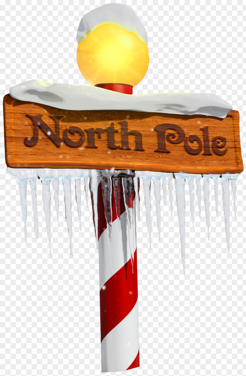 North Pole Sign Clipart Santa Claus Clip Art PNG