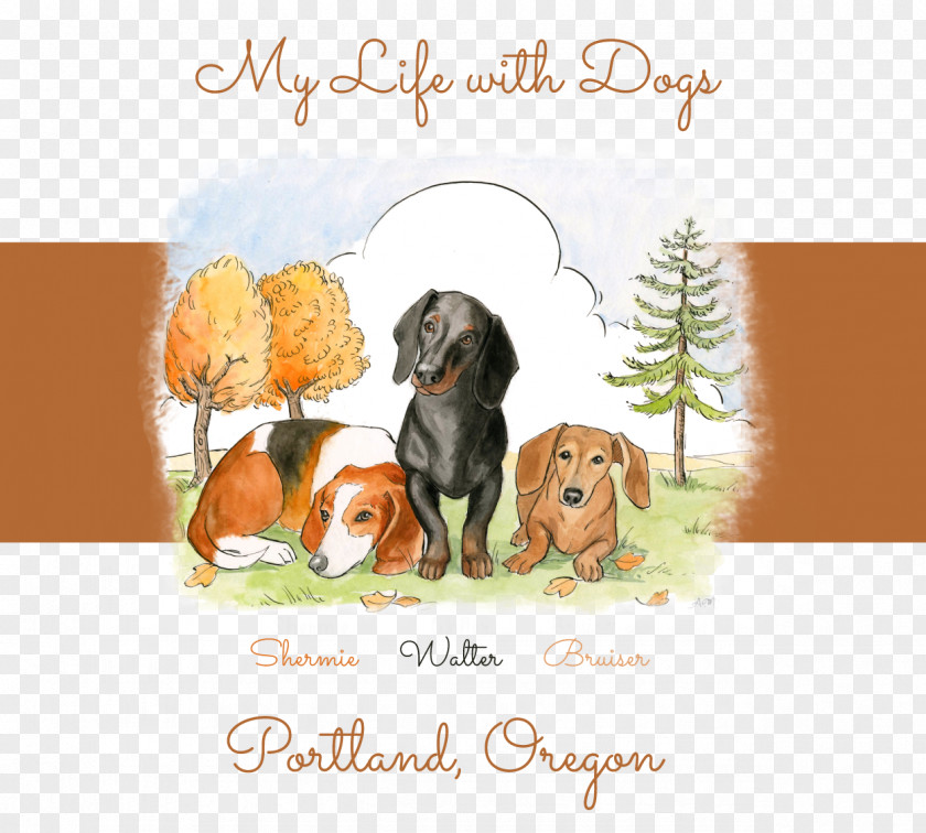 Puppy Dog Breed Dachshund My Life With Dogs Hound PNG