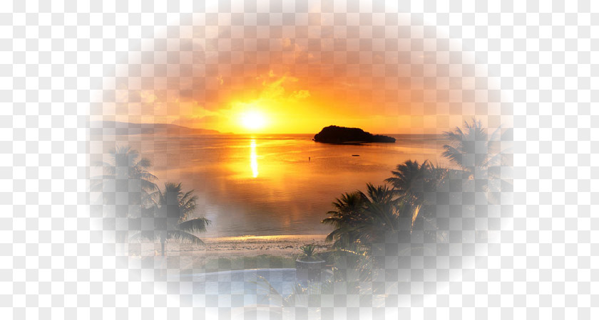 Sun Set Desktop Wallpaper Hawaiian Beaches Ombi Langu PNG