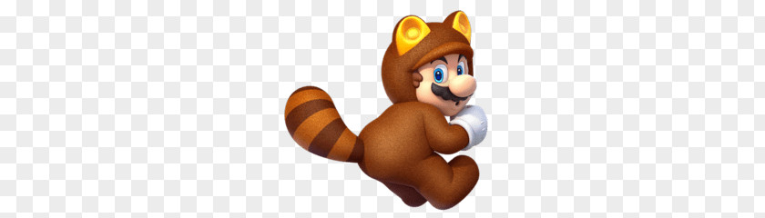 Tanooki Mario PNG Mario, Super wearing squirrel costume clipart PNG