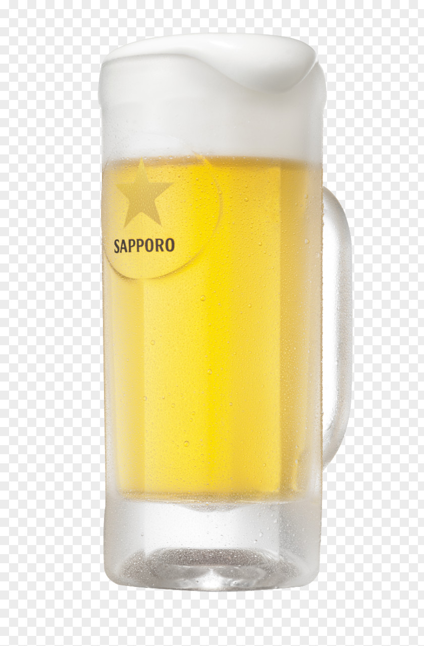 Beer Stein Sapporo Brewery Pint Glass PNG