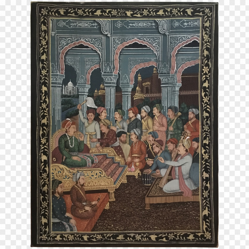 Indian Traditional Tapestry Picture Frames Painting PNG