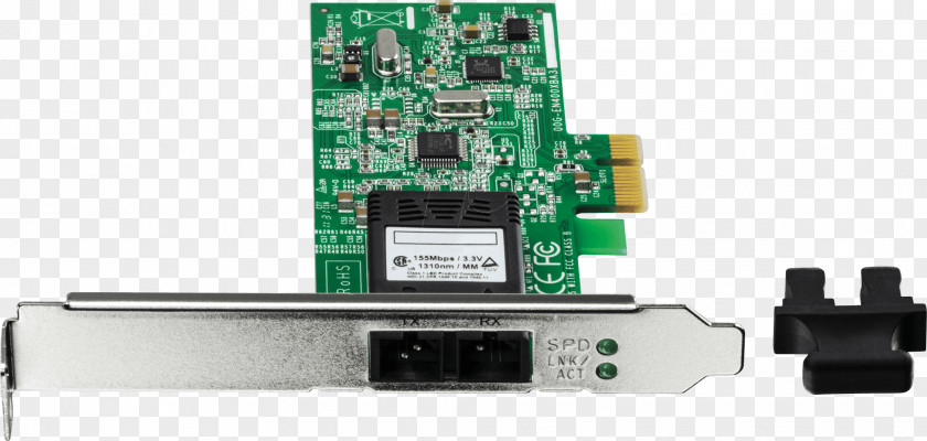 Low Profile TV Tuner Cards & Adapters Network PCI Express Multi-mode Optical Fiber PNG
