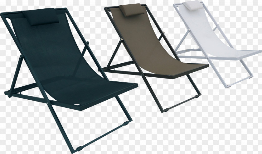 Table Chaise Longue Deckchair Garden Furniture PNG