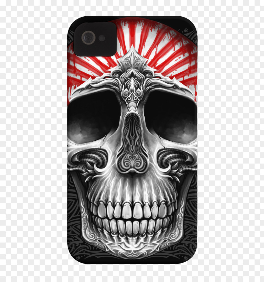 United States Flag Of The Death Calavera Skull PNG