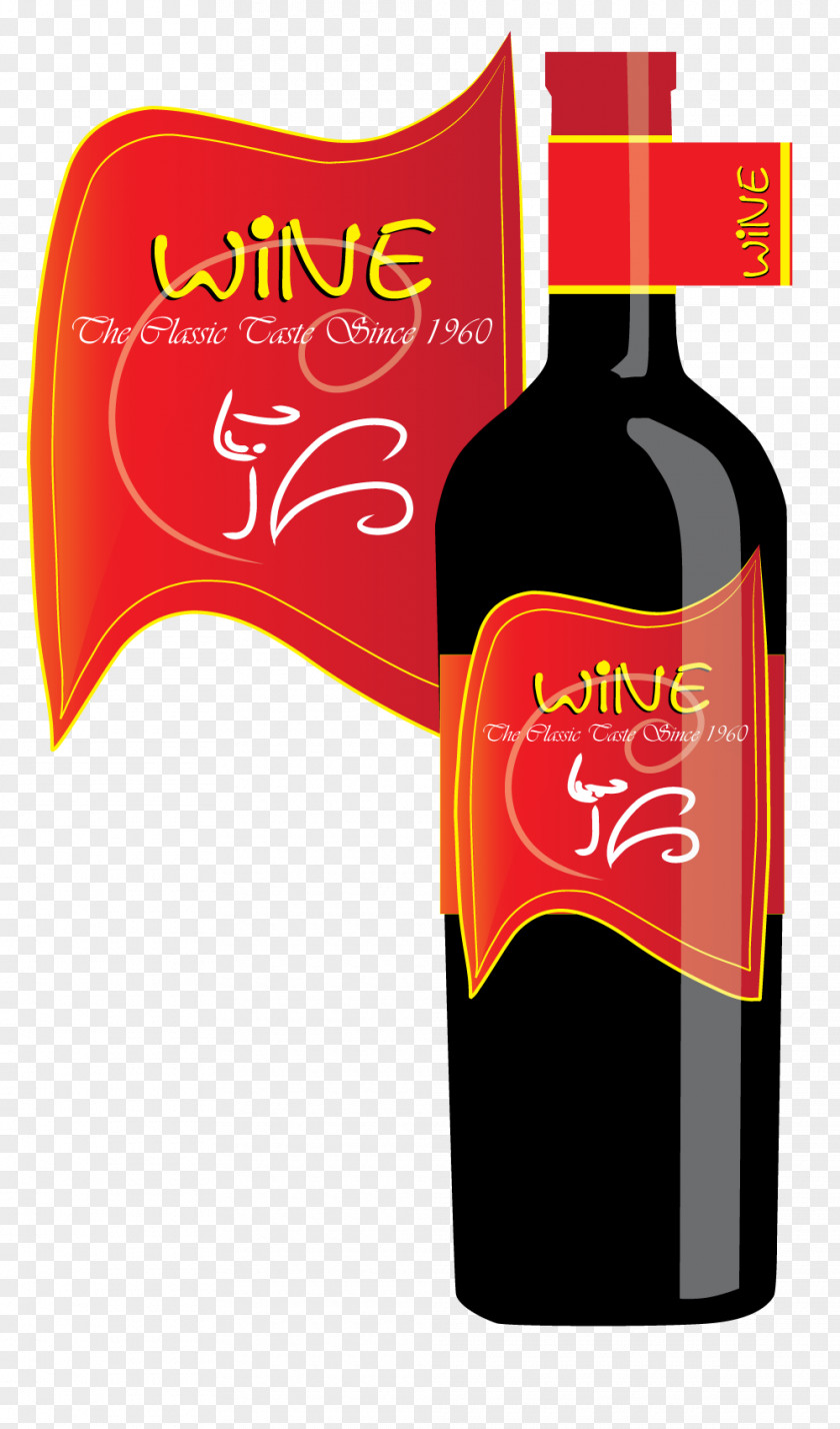 Design Liqueur Graphic Red Wine PNG