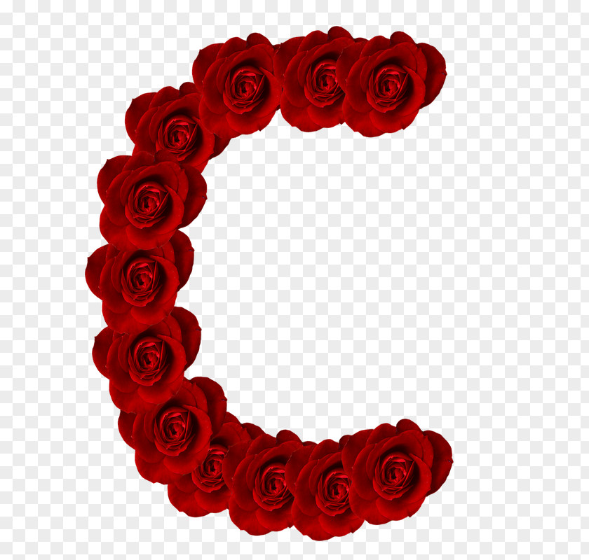 Rose Garden Roses Letter Alphabet PNG