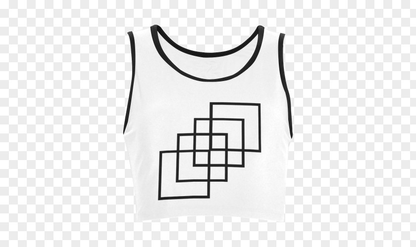 Square Abstract T-shirt Sleeveless Shirt Outerwear Font PNG