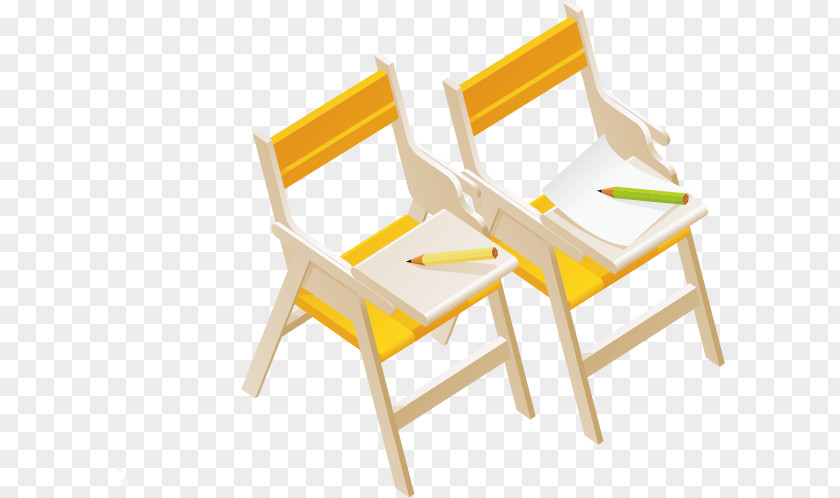 Vector Small Chair Table PNG