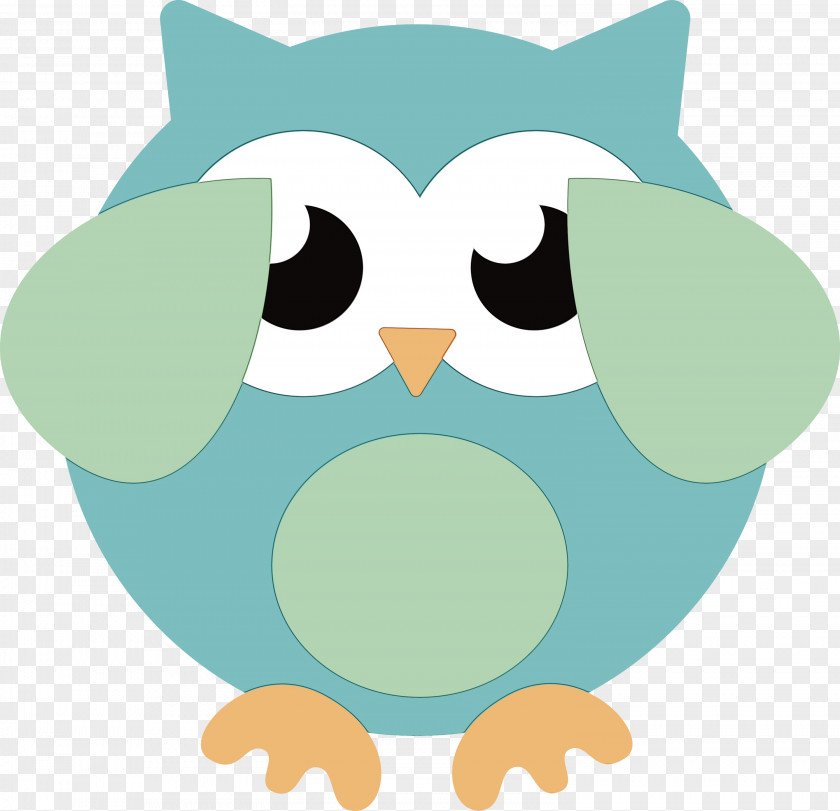 Birds Green Cartoon Beak Owl M PNG