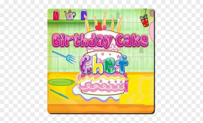 Birthday Food Rectangle Font PNG