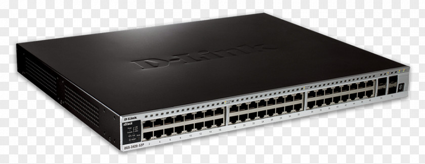 Cisco Switch Network Gigabit Ethernet D-Link XStack DGS-3420-52T Power Over PNG