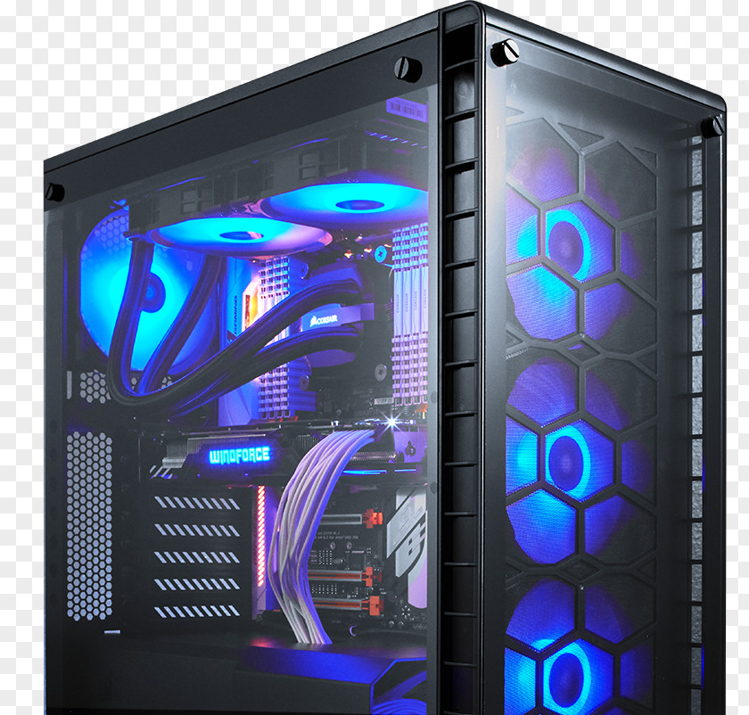 Crystal Computer Cases & Housings Corsair Components System Cooling Parts Gaming ATX PNG