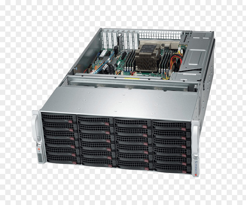 Disk Array Computer Servers Xeon Super Micro Computer, Inc. Serial Attached SCSI PNG