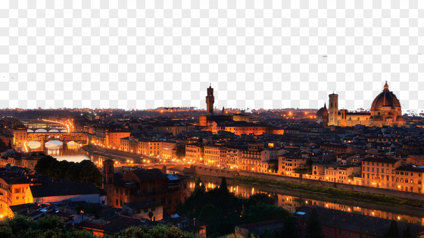 Italy Florence 4 Cathedral Palazzo Vecchio Ponte Pitti Uffizi PNG