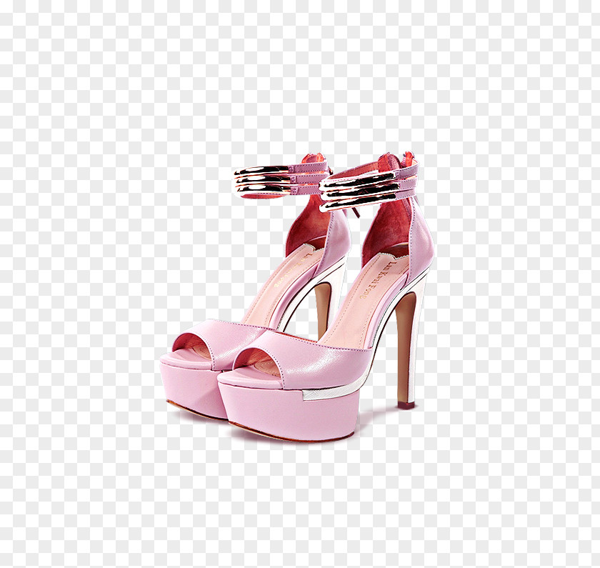 Pink High Heels Shoe High-heeled Footwear Designer Poster PNG