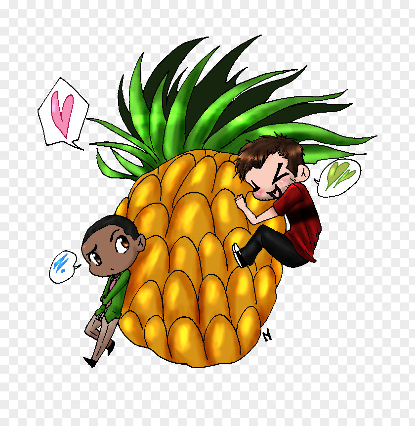 Cartoon Pineapples Gus Shawn Spencer Pineapple Clip Art PNG
