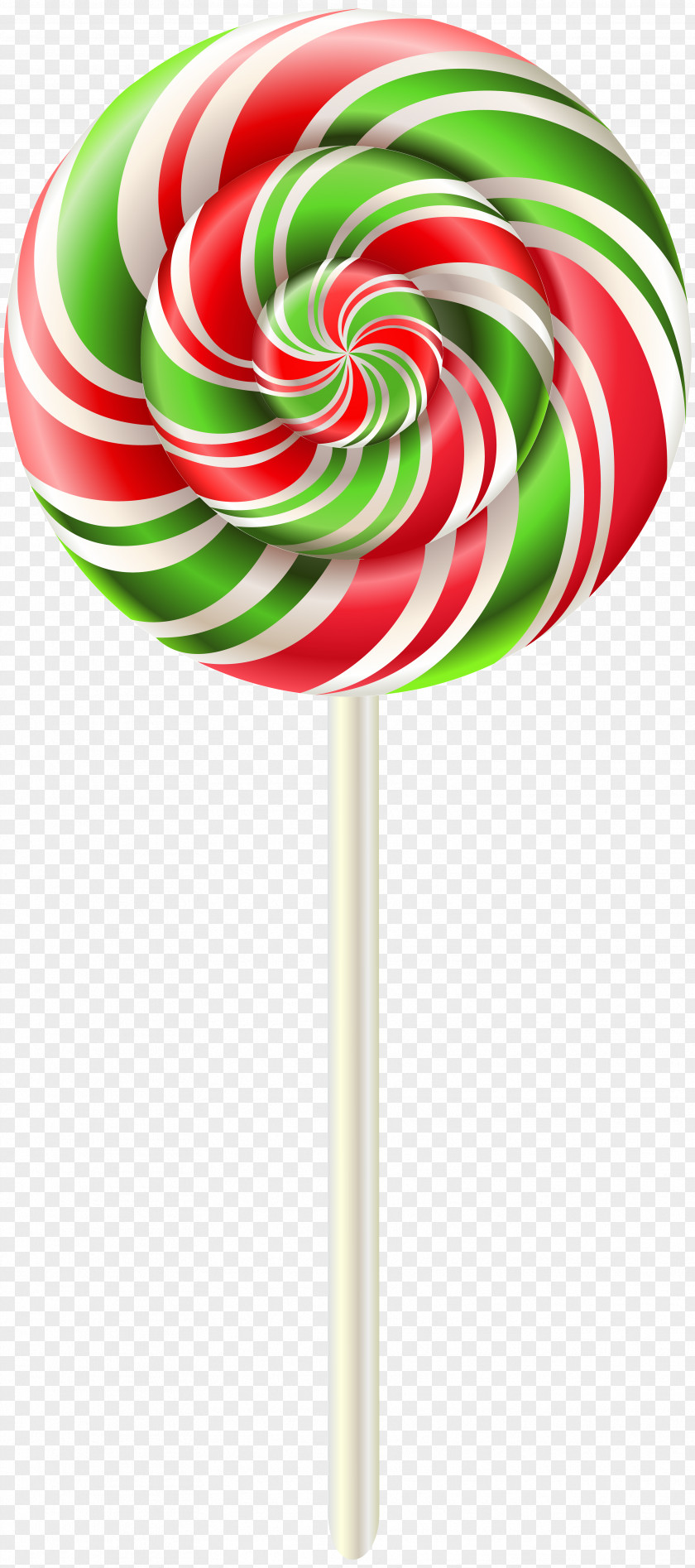 Rainbow Swirl Lollipop Transparent Clip Art Image PNG