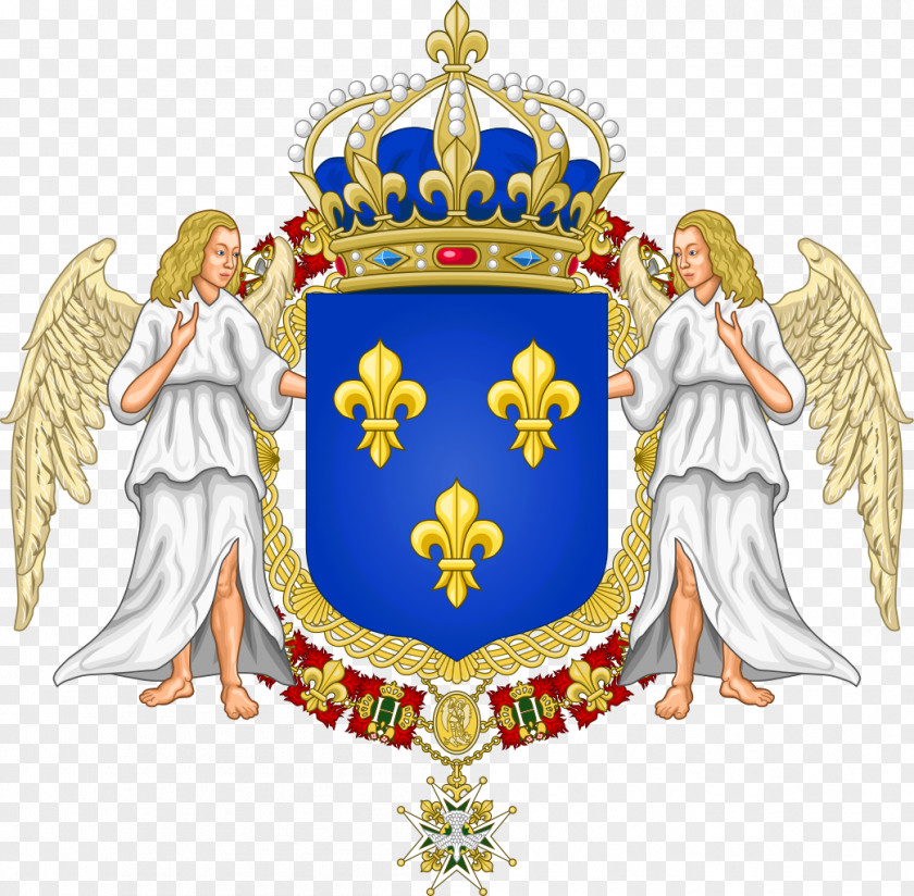 Royal Kingdom Of France Bourbon Restoration New Coat Arms PNG