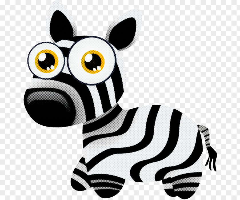 Wildlife Tail Zebra Animal Figure Cartoon Clip Art Black-and-white PNG