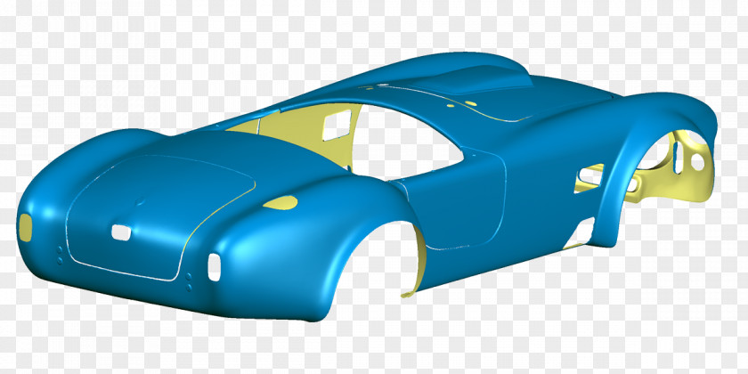 Car AC Cobra Model 3D Scanner PNG