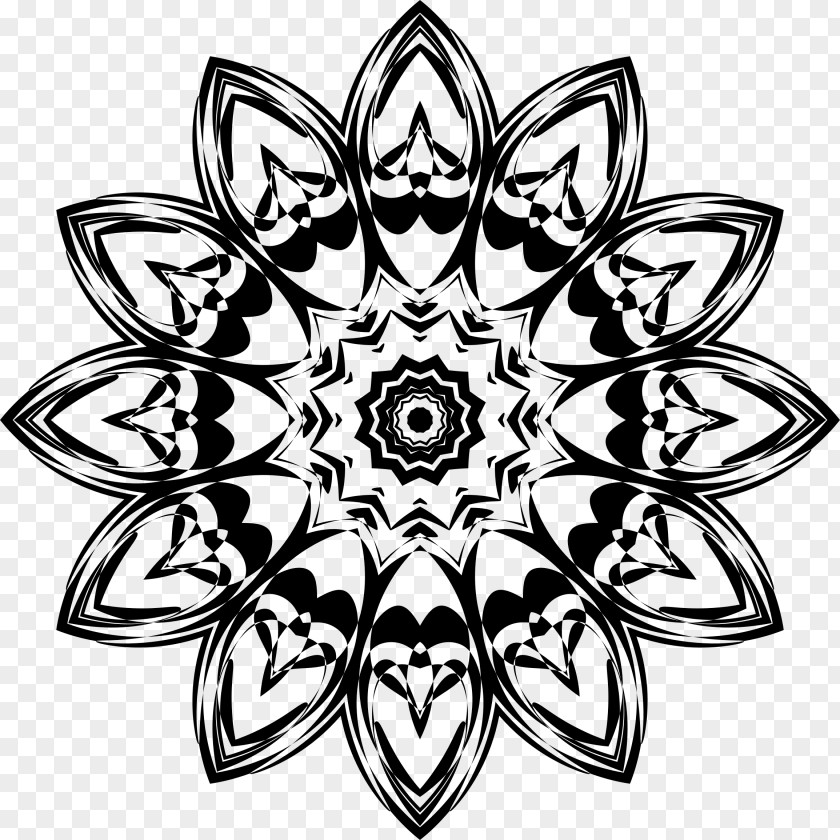 Mandala Car Wheel Clip Art PNG