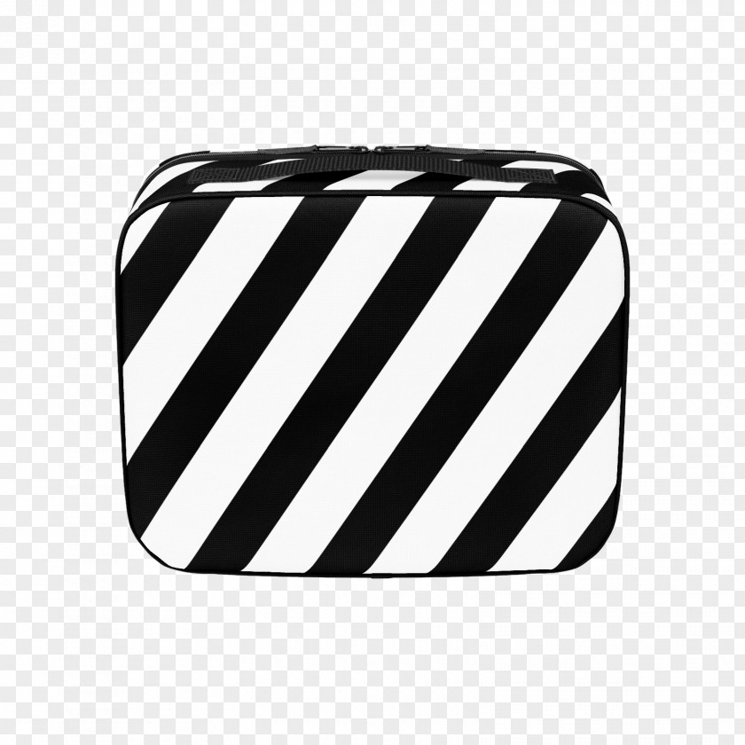 Diagonal Stripes White Line Black M PNG