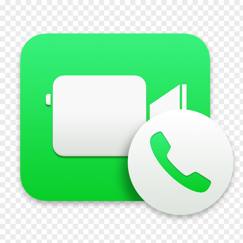 Facetime Computer Icon Material Green PNG