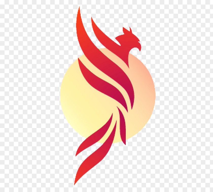 Phoenix Yoga Studios Logo Graphic Design PNG