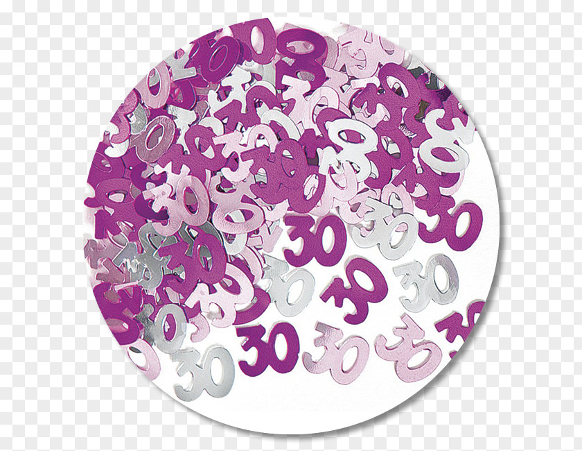 Confetti Birthday Party Balloon Pink PNG