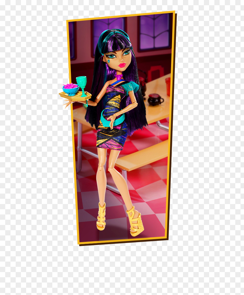 Skull Monster Cleo DeNile Barbie High Ever After Enchantimals PNG