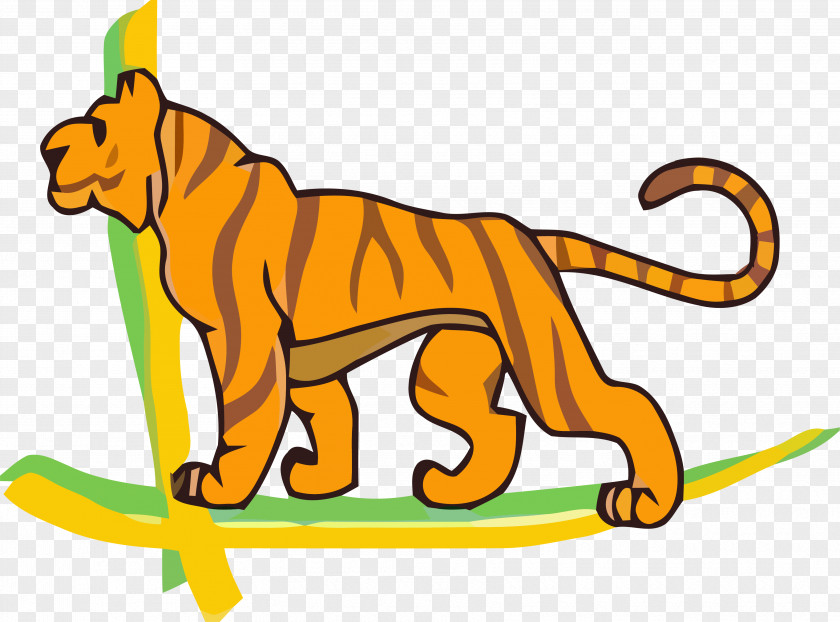 V1 Cartoon Clip Art Tiger Cat Tigger PNG