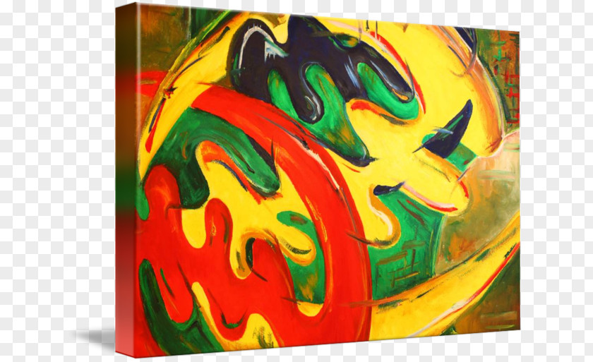 Afiş Modern Art Acrylic Paint Gallery Wrap Visual Arts PNG