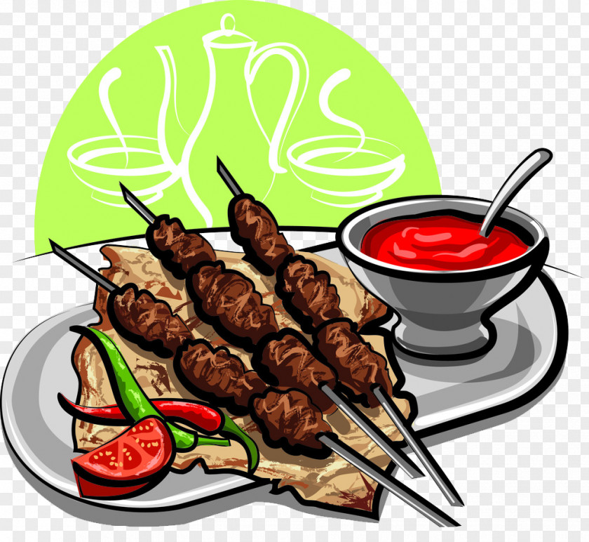 Barbecue Skewers Shish Kebab Steak Ribs PNG