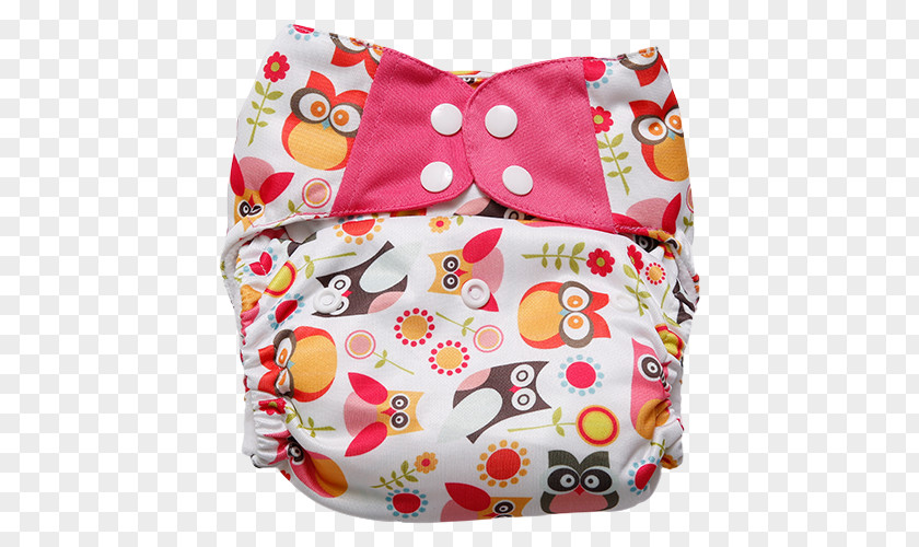 Owl Pattern Cloth Diaper Bags Textile Plastic Pants PNG